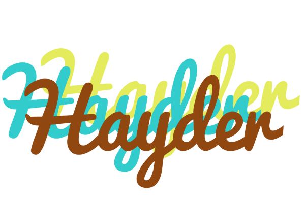 Hayder cupcake logo