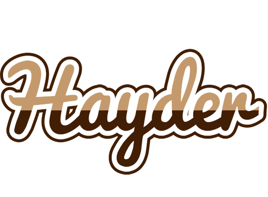 Hayder exclusive logo