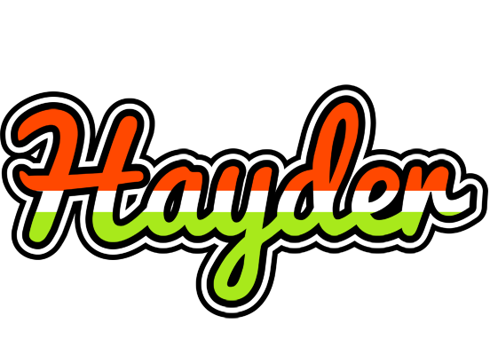 Hayder exotic logo