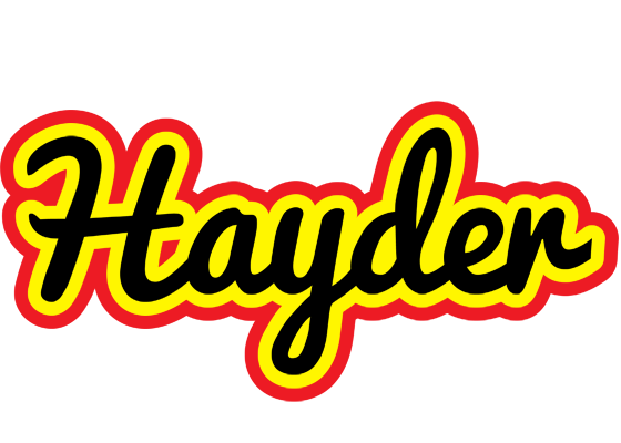 Hayder flaming logo