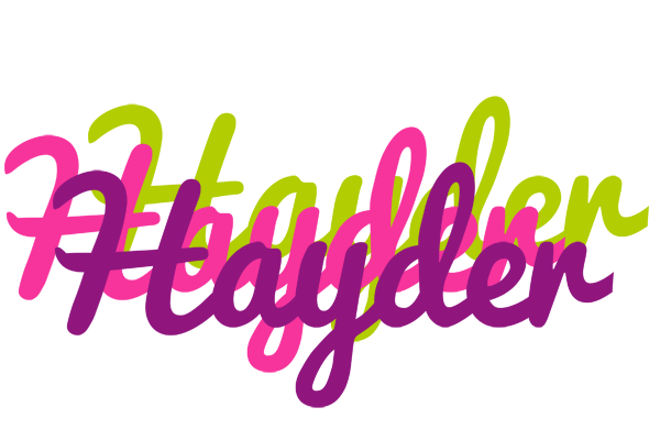 Hayder flowers logo