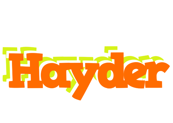 Hayder healthy logo