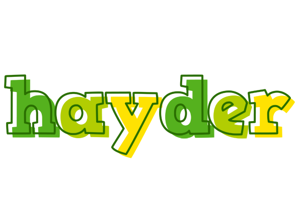 Hayder juice logo