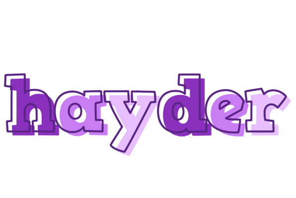Hayder sensual logo