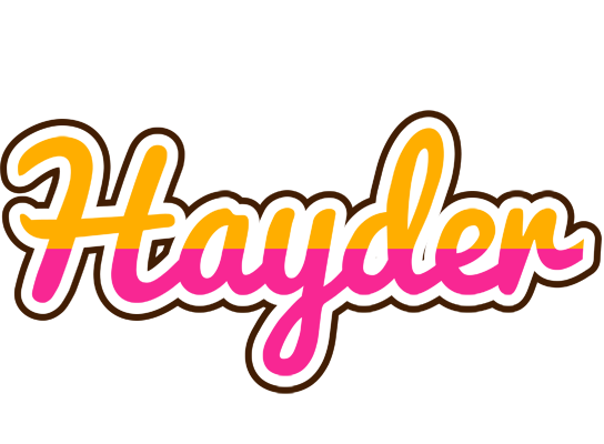 Hayder smoothie logo