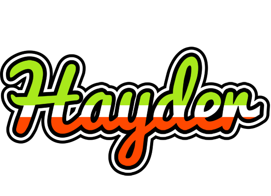 Hayder superfun logo