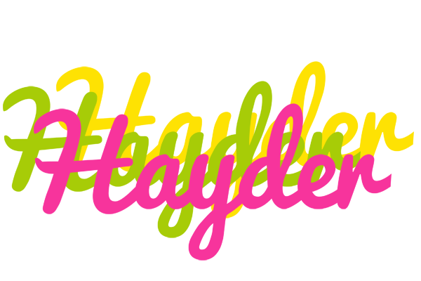 Hayder sweets logo