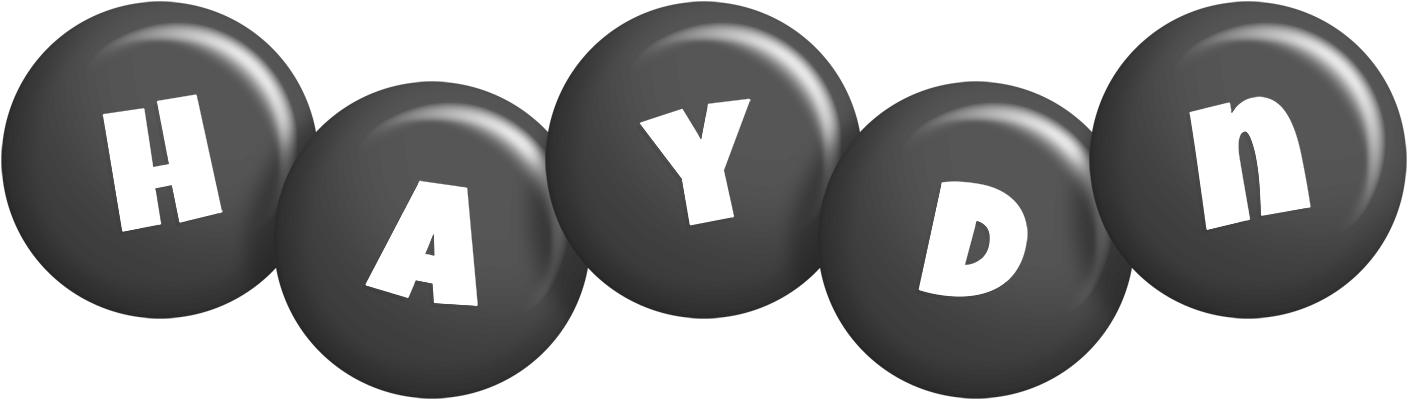 Haydn candy-black logo