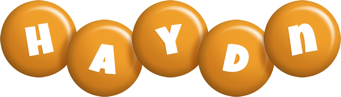 Haydn candy-orange logo