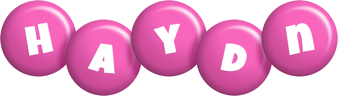 Haydn candy-pink logo