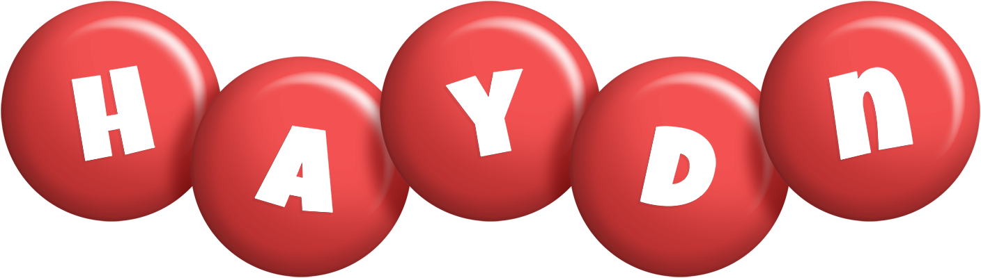 Haydn candy-red logo