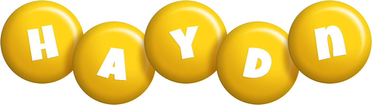 Haydn candy-yellow logo