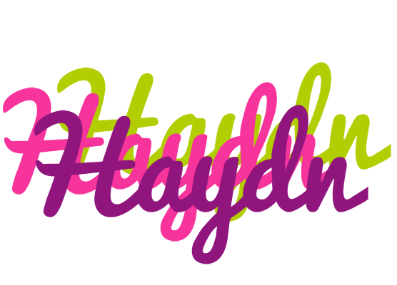 Haydn flowers logo