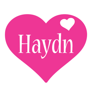 Haydn love-heart logo