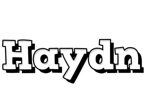 Haydn snowing logo