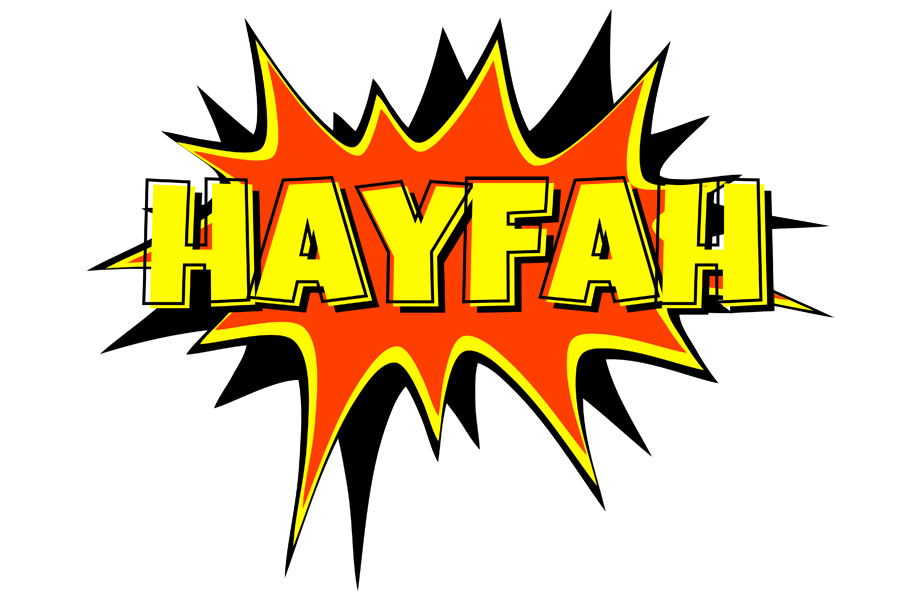 Hayfah bazinga logo