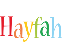 Hayfah birthday logo