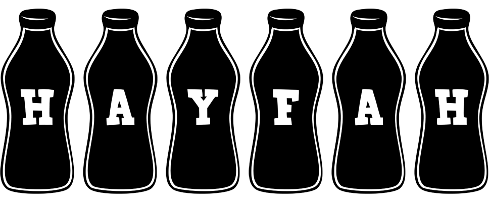 Hayfah bottle logo