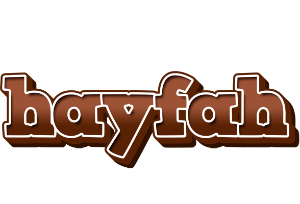 Hayfah brownie logo