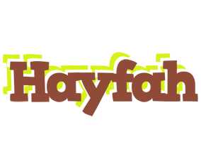 Hayfah caffeebar logo