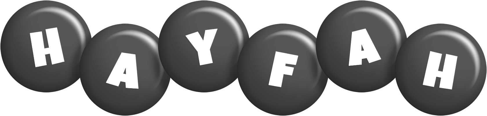 Hayfah candy-black logo