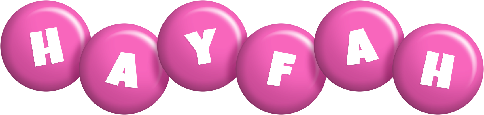 Hayfah candy-pink logo