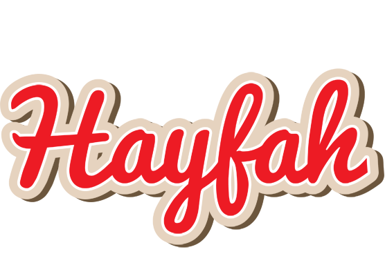 Hayfah chocolate logo