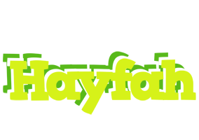 Hayfah citrus logo