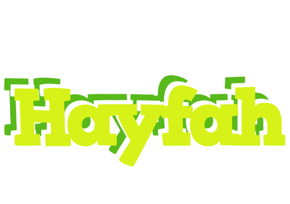 Hayfah citrus logo
