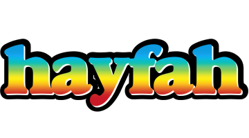 Hayfah color logo