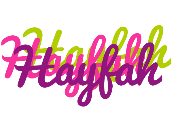 Hayfah flowers logo
