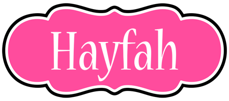 Hayfah invitation logo