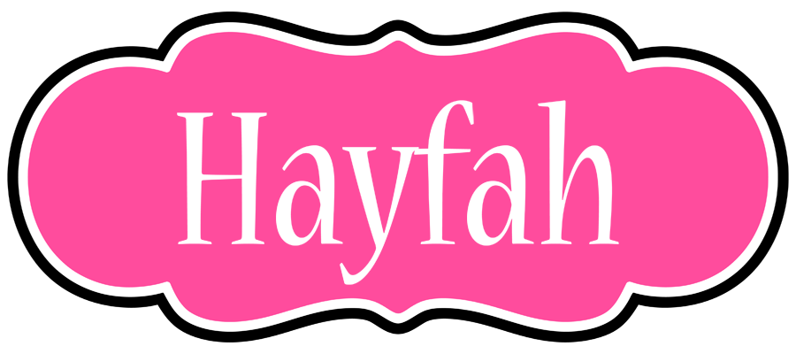 Hayfah invitation logo