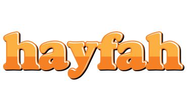 Hayfah orange logo