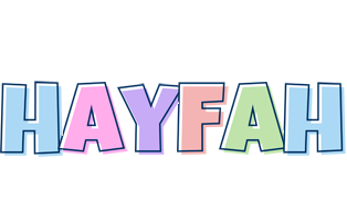 Hayfah pastel logo