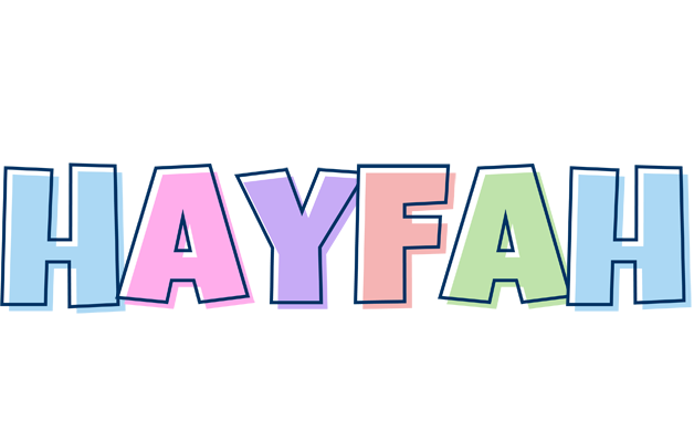 Hayfah pastel logo