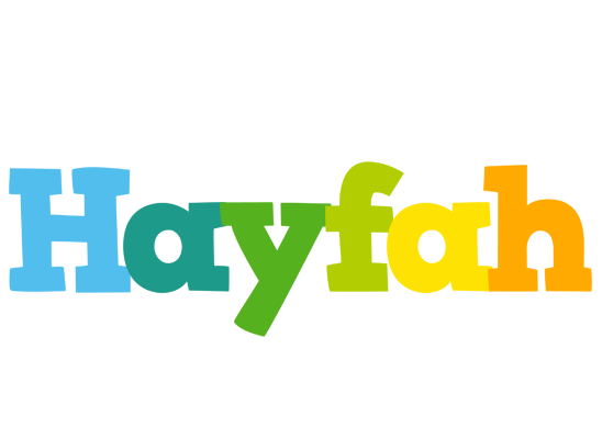 Hayfah rainbows logo
