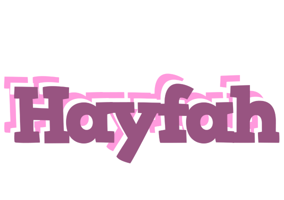 Hayfah relaxing logo