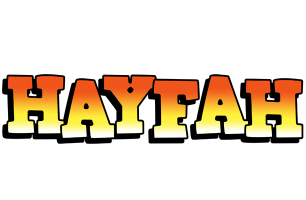 Hayfah sunset logo