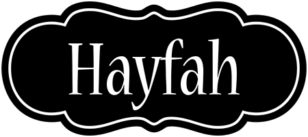 Hayfah welcome logo