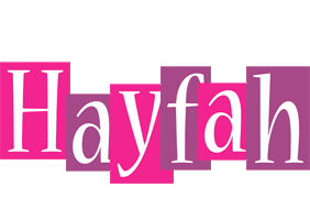 Hayfah whine logo