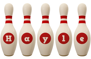 Hayle bowling-pin logo