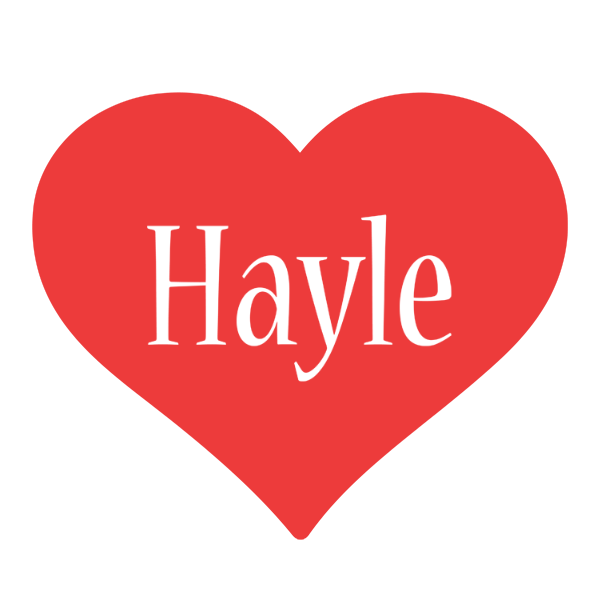 Hayle love logo