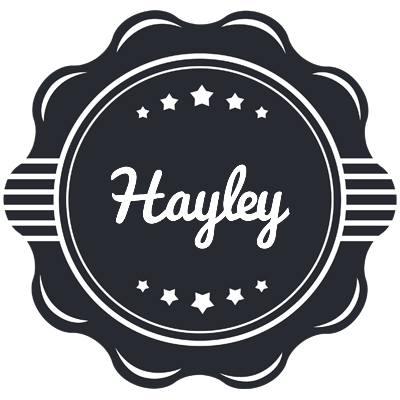Hayley badge logo