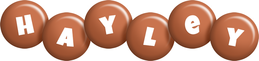 Hayley candy-brown logo