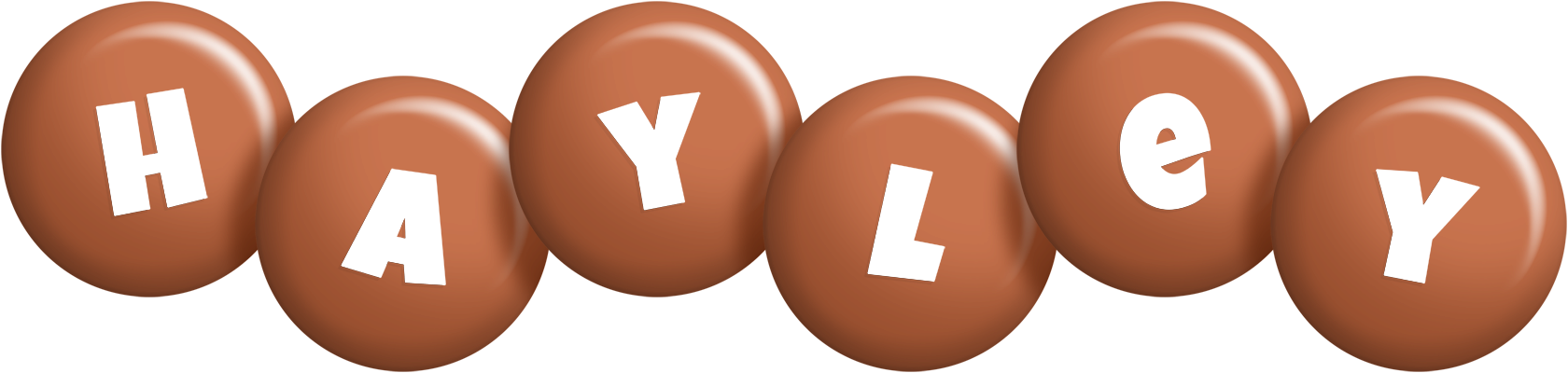 Hayley candy-brown logo