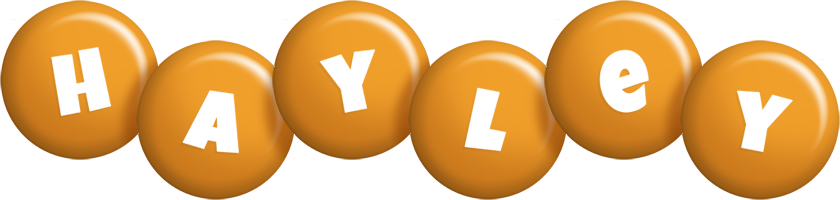Hayley candy-orange logo