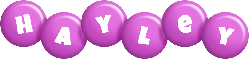 Hayley candy-purple logo