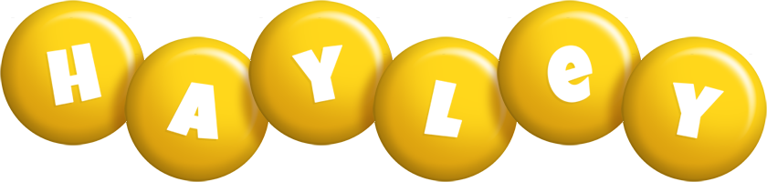 Hayley candy-yellow logo