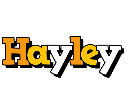 Hayley cartoon logo